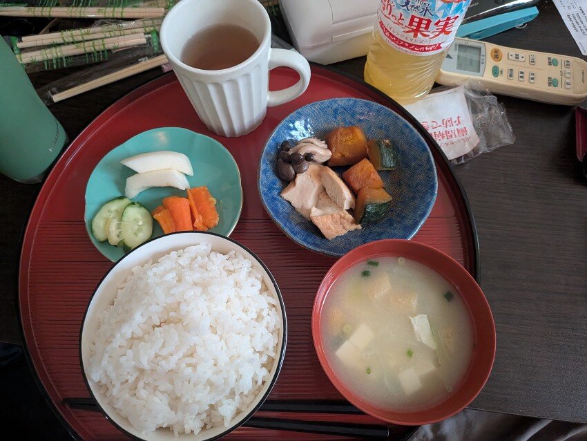 本日の朝飯