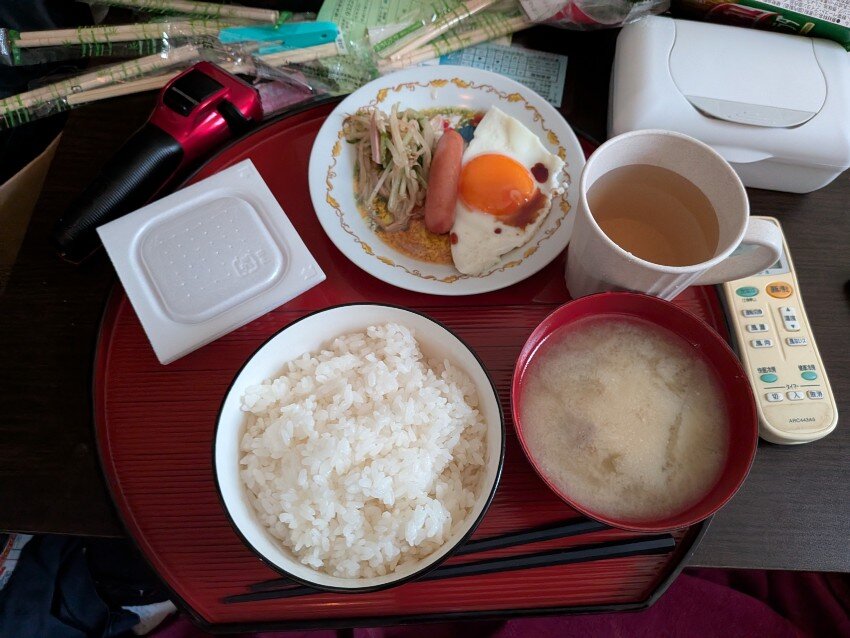 本日の朝飯