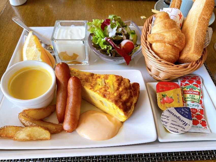 ホテルの朝食