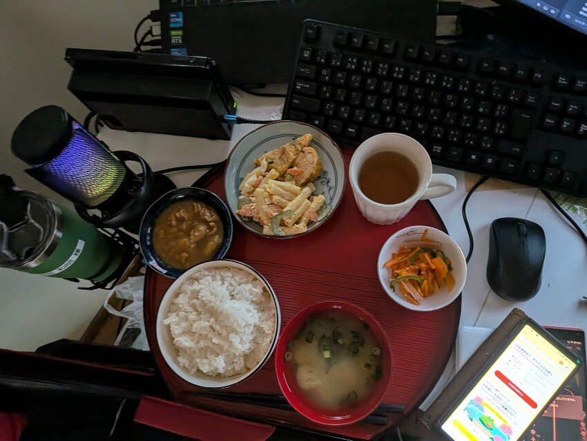 本日の朝飯