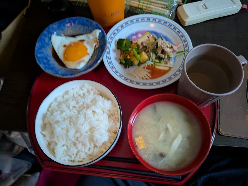 本日の朝飯