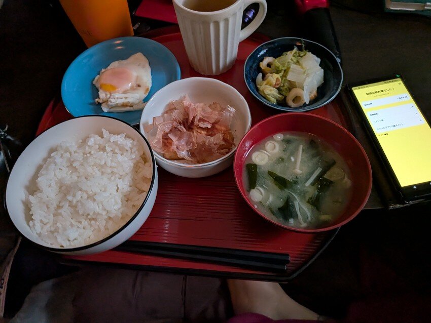 本日の朝飯
