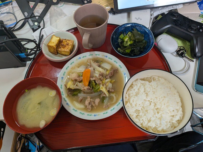 本日の夕飯