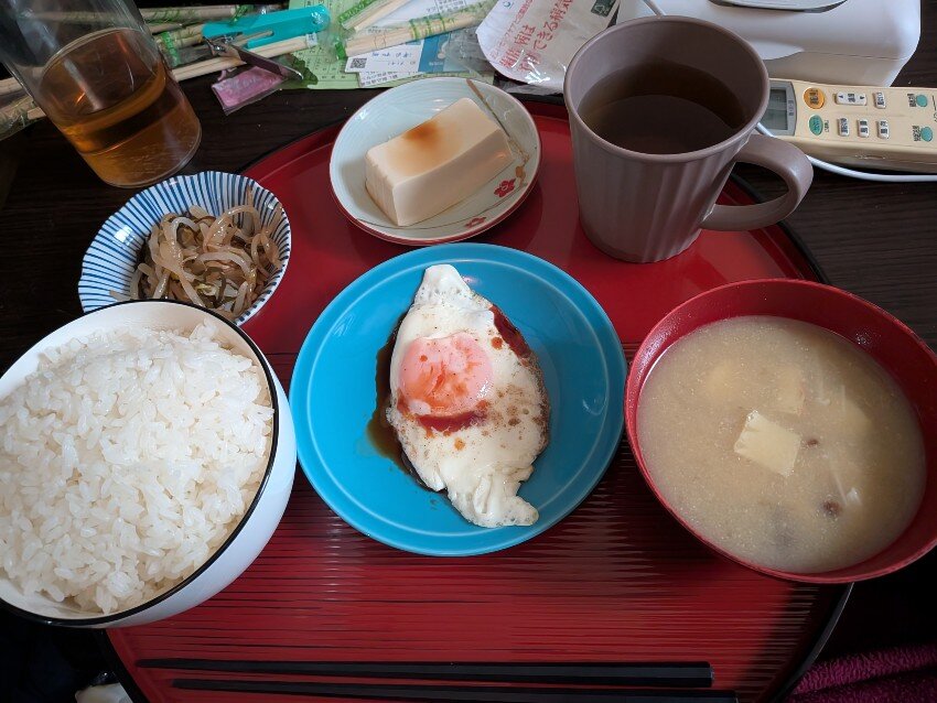 本日の朝飯